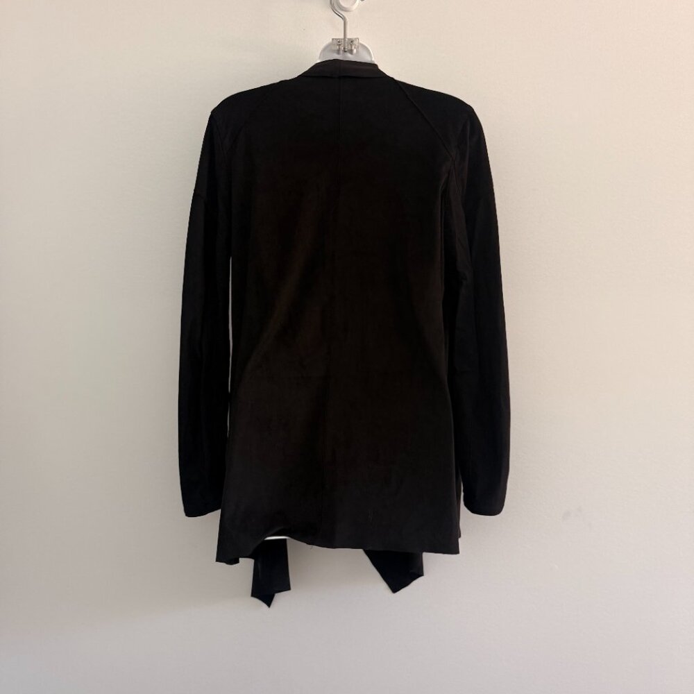 BLANKNYC Black Convertible Drape Jacket | Magnetic Cowl Neck Size M - Picture 7 of 14